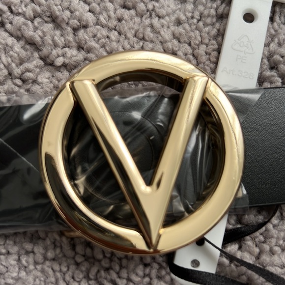 Brand NEW Xtra-Small Black Valentino Belt gold hardware - Picture 3 of 5
